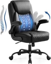 Executive Office Chair with Comfortable Lumbar Support, Ergonomic Gaming Chair w