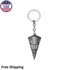 Star Wars Star Destroyer Ship Galactic Empire Disney Stainless Steel Keychain