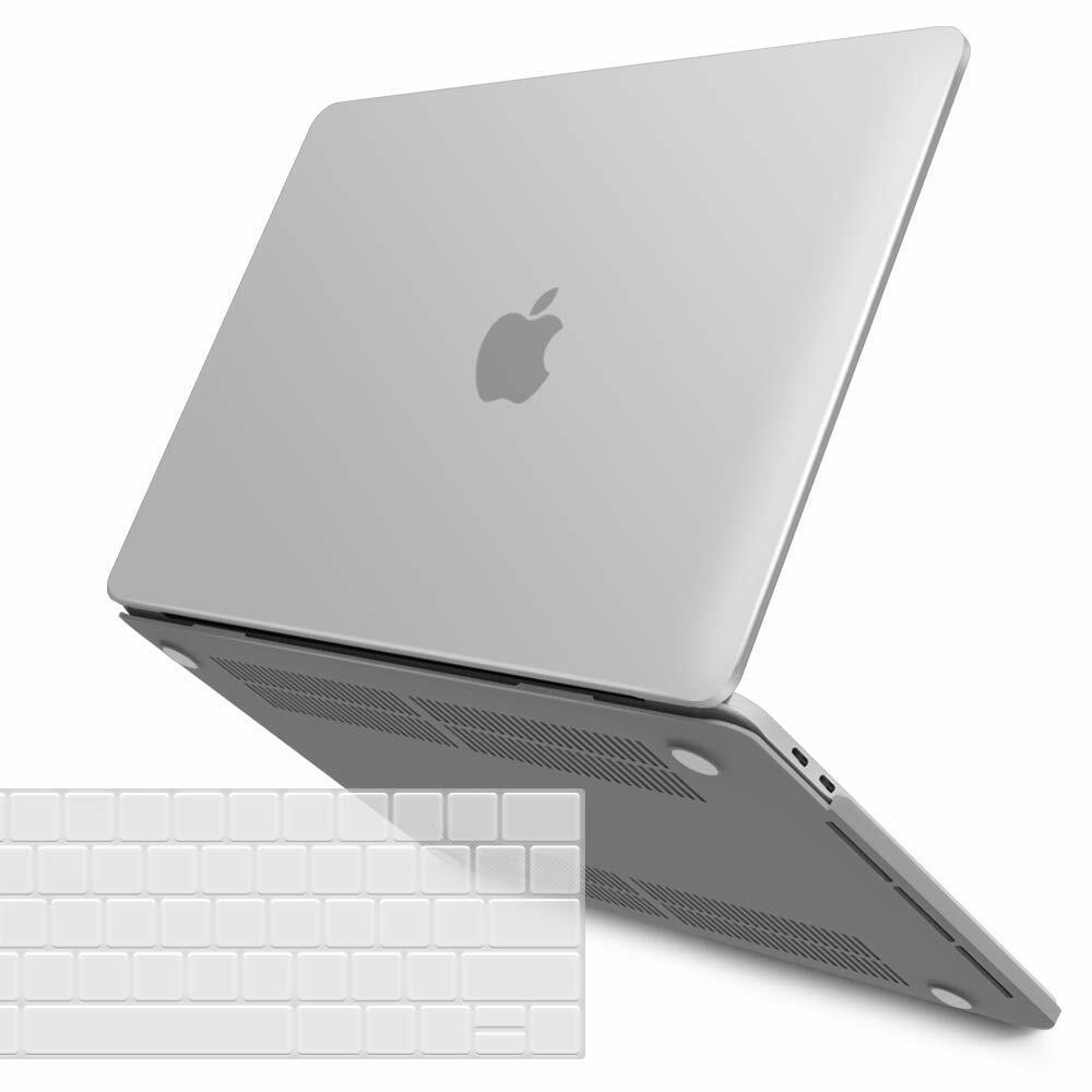 IBenzer Apple MacBook Pro 15Case Keyboard Skin Gray Quartz Rubber