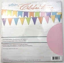 Spellbinders Celebrations by Richard Garay 24 Sheet Paper Pack 12x12 NEW