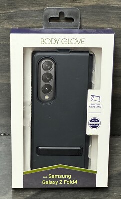 Open Box Body Glove Kickstand Case for Samsung Galaxy Z Fold4 - Black