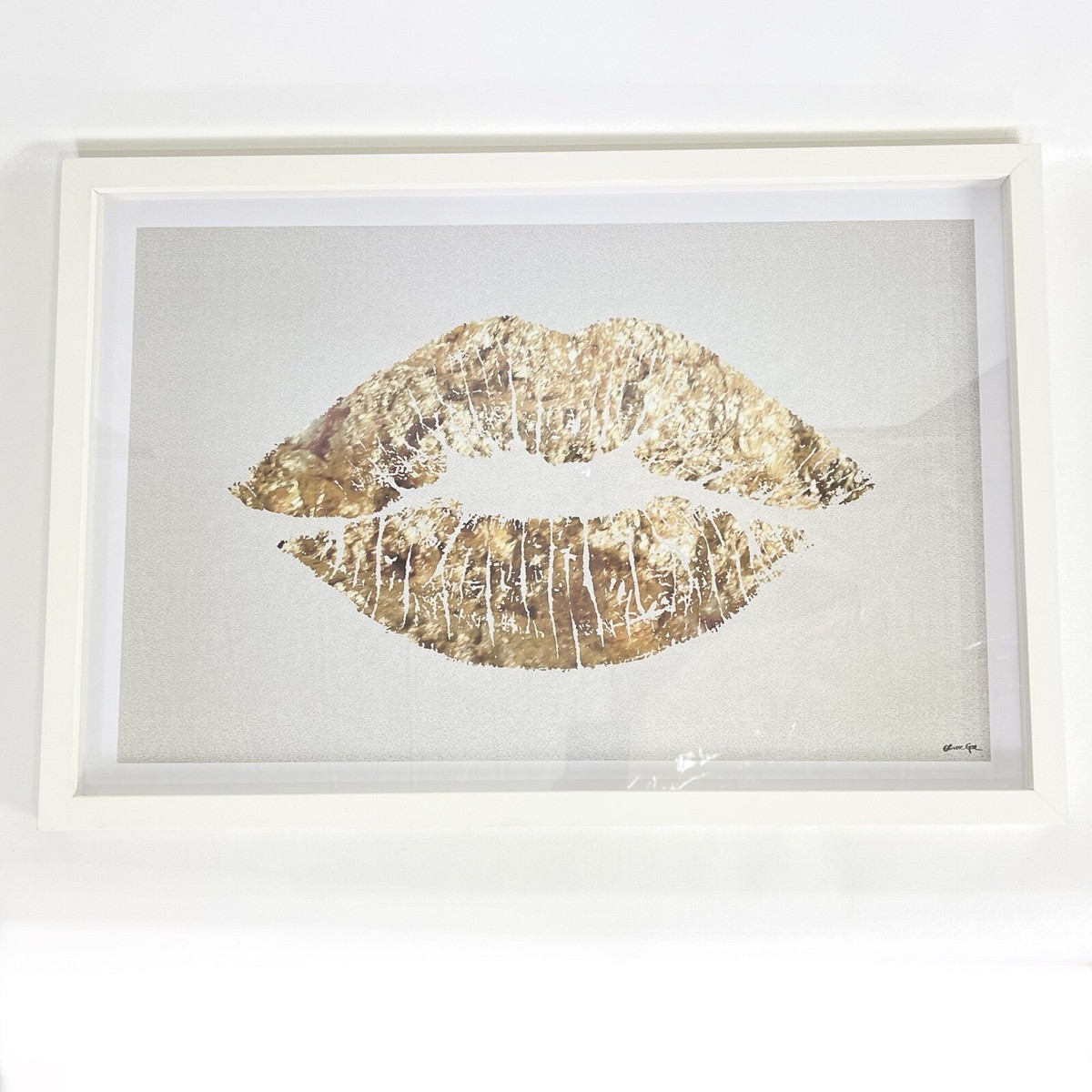 オリバーガル Oliver gal 絵画 サンローラン YSL リップ 額付き