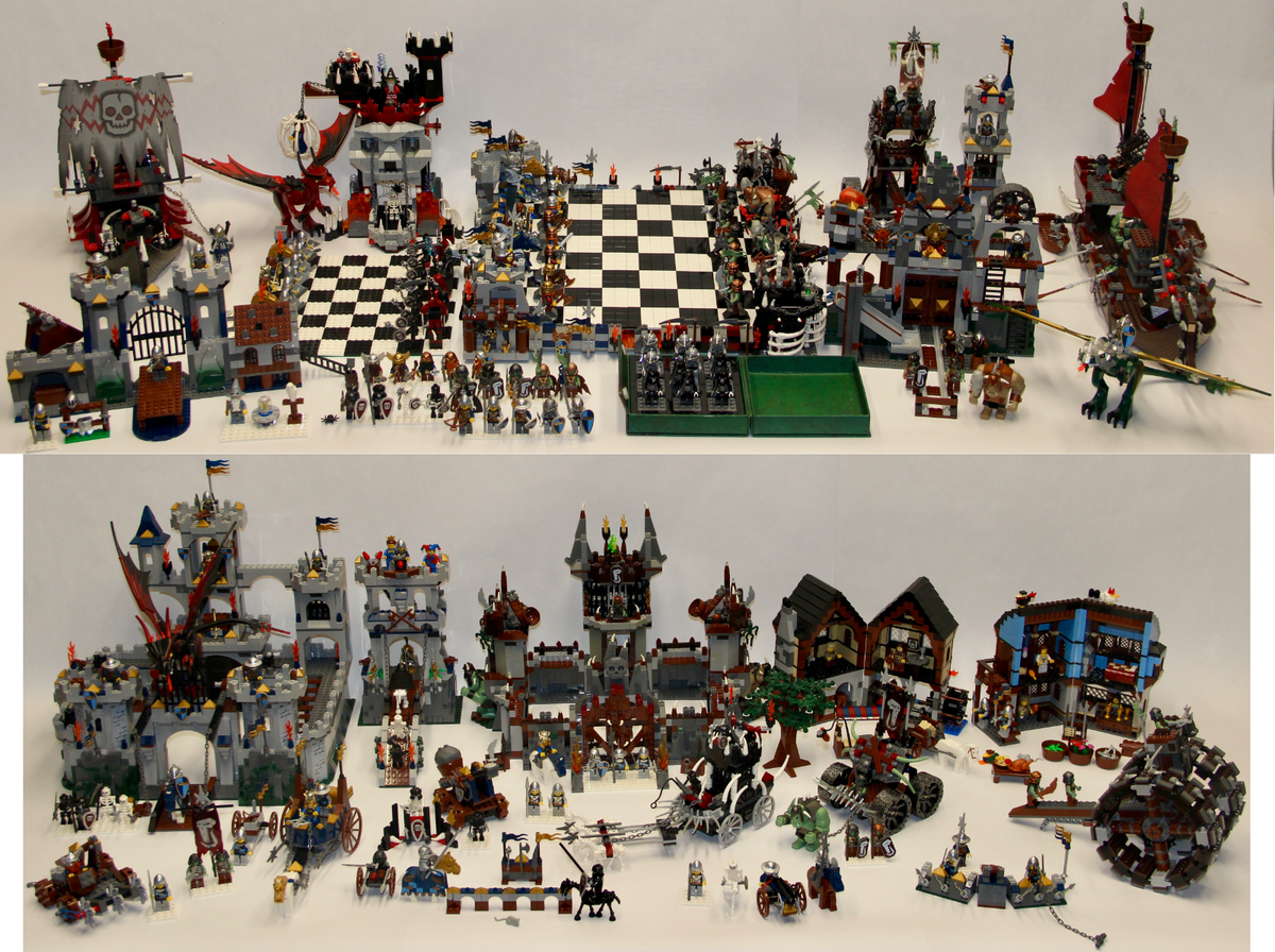 Every LEGO Castle Theme Set (193) Ever Made as of August 2024 (1978-2024)  AS-IS