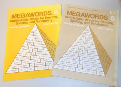 Megawords 6 Set: Words for Reading, Spelling, & Vocab Workbook/Teacher