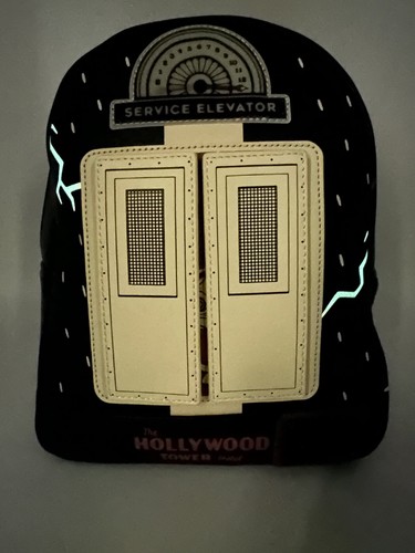 Disney Parks Tower of Terror Stitch Donald Mickey Loungefly Backpack NWT 2024 - Picture 8 of 8