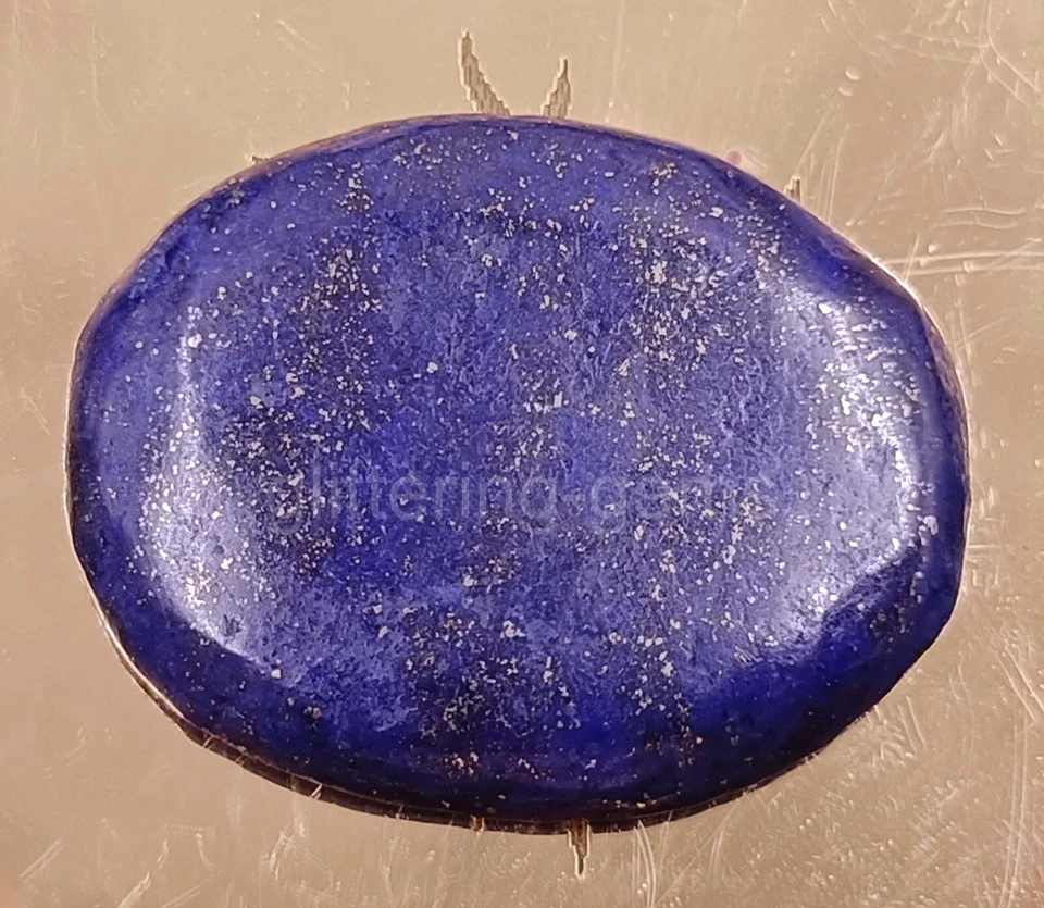 Lab-Created 23.80CT Oval Cut Blue Lapis Lazuli IGL Certified Loose Gemstone 5JSD - Image 2 of 4