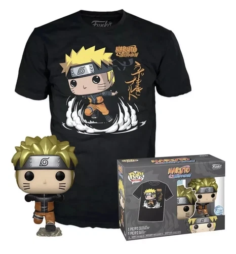 Funko Pop Tees: Naruto Shippuden - Naruto Run(MT) L Special Edition Brand New