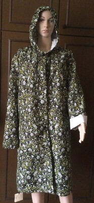 Waterproof with hood VICOLO Woman, green brown color, size M Waterproof Women