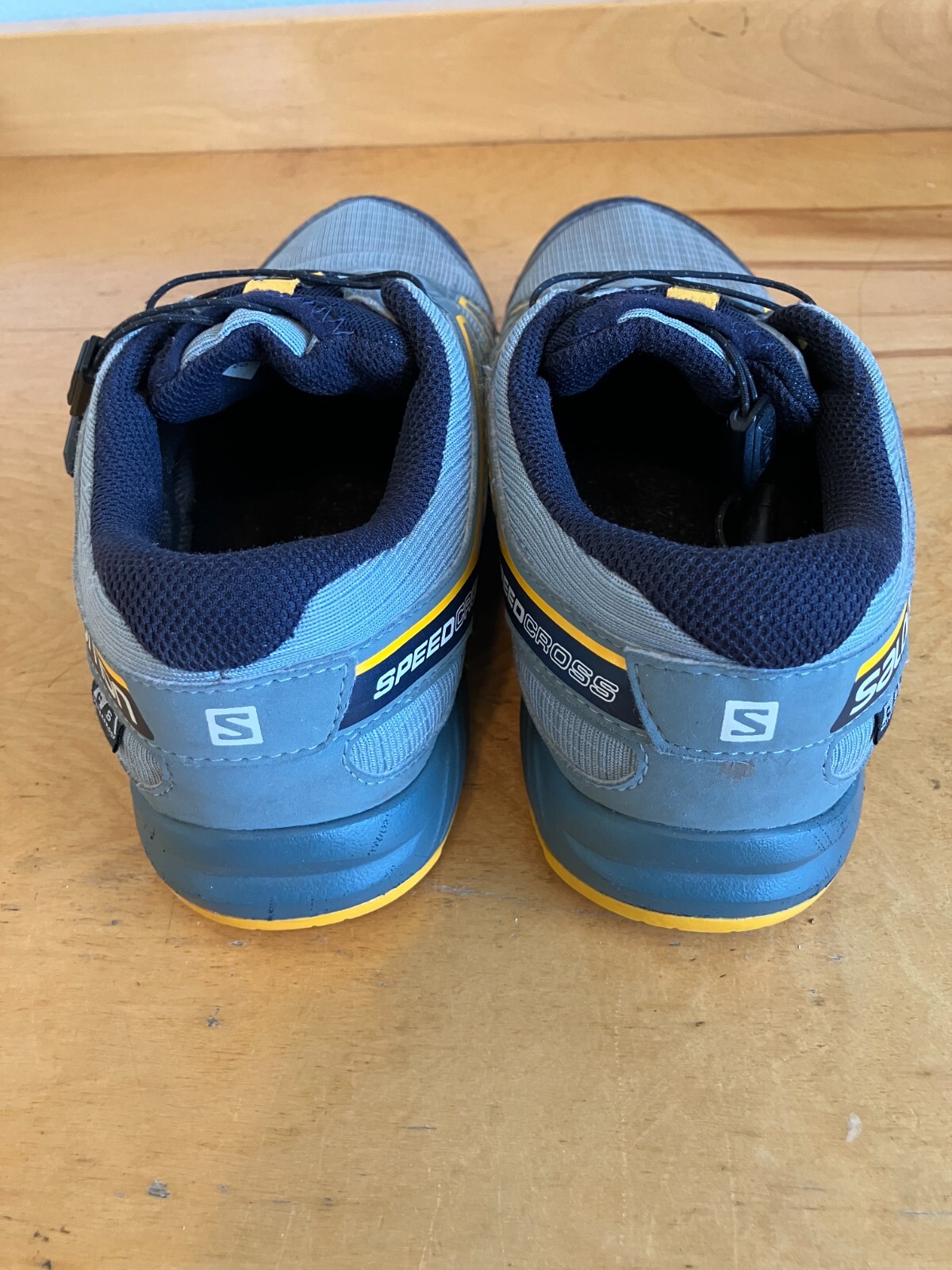 Scarpe da trail running Salomon donna SpeedCross 5 Contagrip grigio oro taglia 5 37