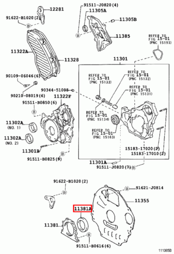 Genuine LandCruiser 80 79 78 Series 1HD 1HZ 1KZ Rear Main Oil Crankshaft Seal - Picture 5 of 20