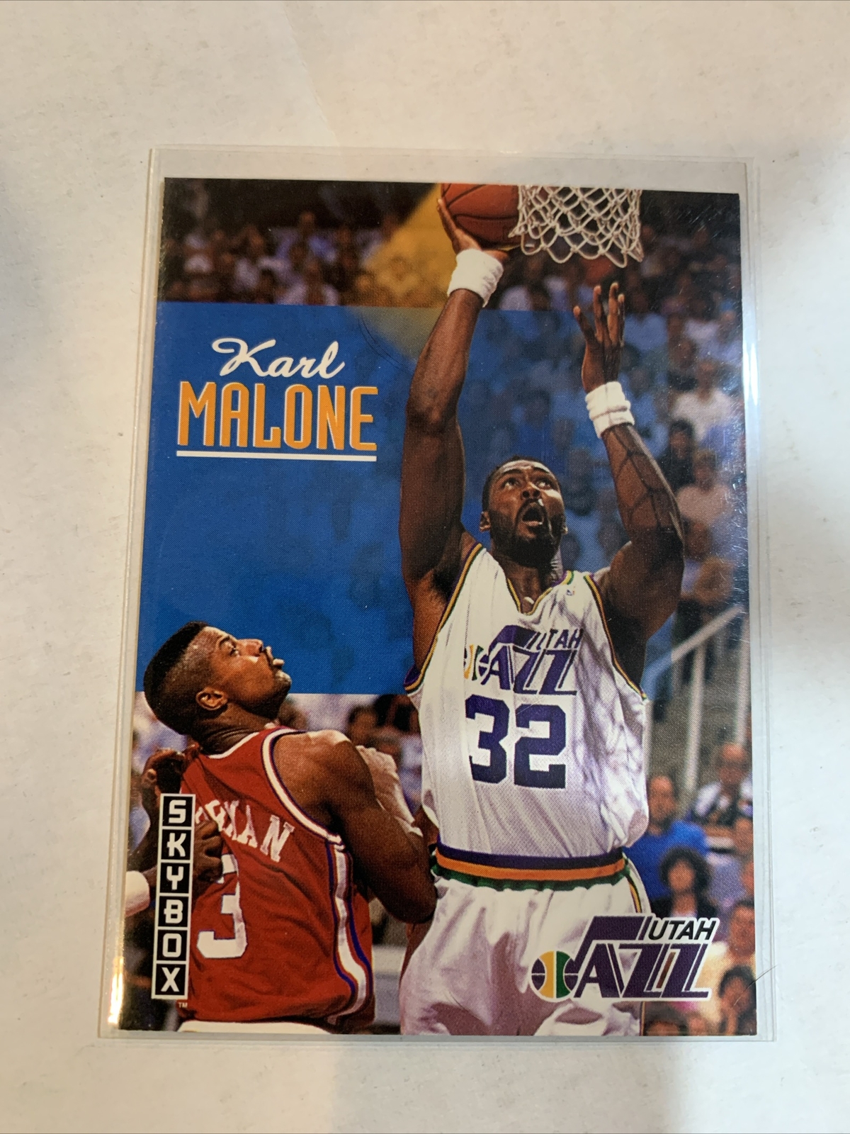 KARL MALONE 1992 SKYBOX NESTLE #NNO HOFer JAZZ
