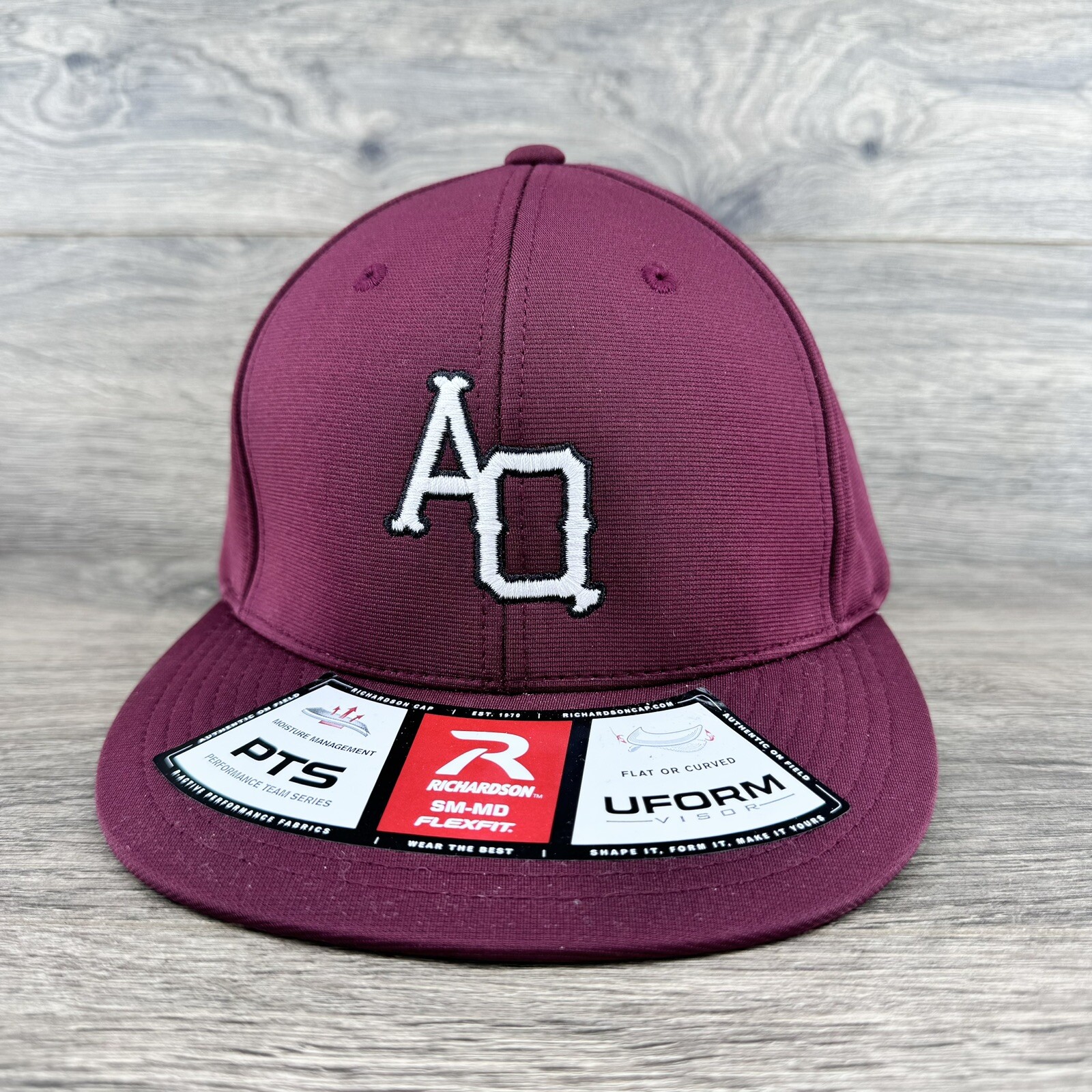 Richardson PTS20 Stretch-Fit Baseball Hat Cap Size S/Med Maroon AQ 9