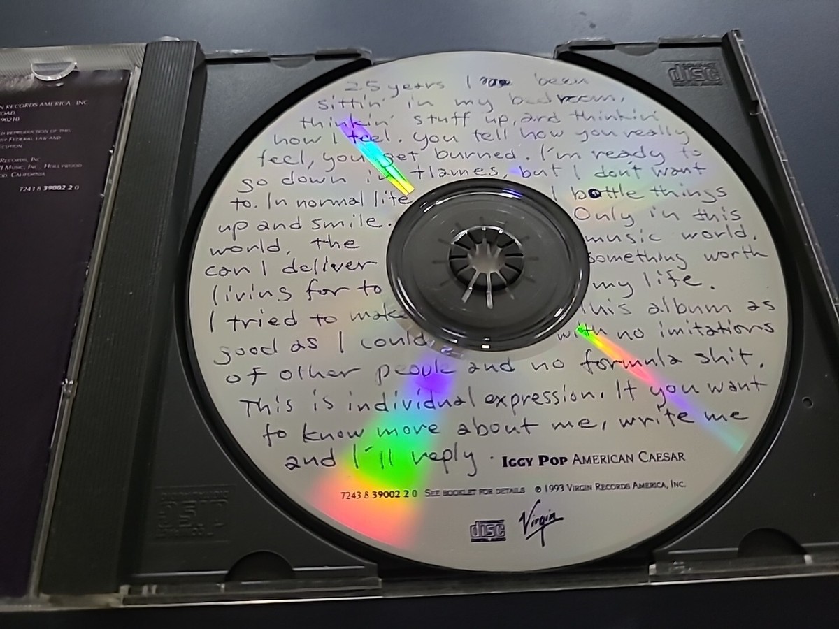 American Caesar [PA] by Iggy Pop (CD, Sep-1993, Virgin) | eBay