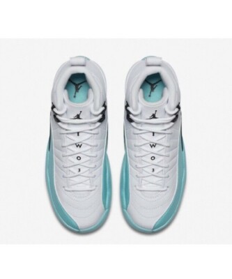Air Jordan 12 ホワイト/アクア Air Jordan 12 Light Aqua Kids Size 5y | eBay