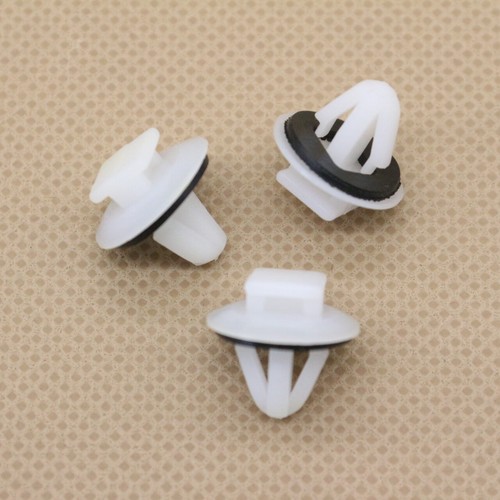 100x Door Panel Moulding Clips – Nylon Retainer With Sealer (Fits GM & Toyota)