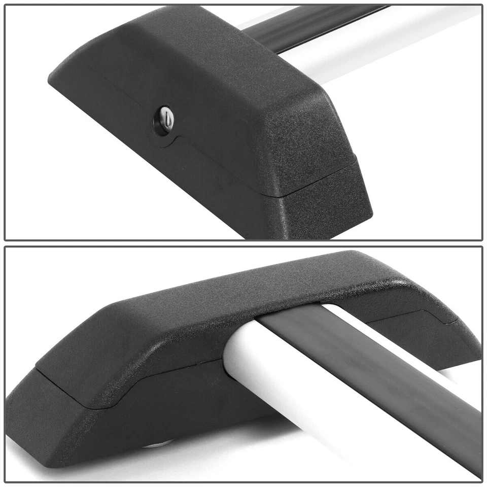 PARA HUMMER H3 2006-2010 BARRAS TRANSVERSALES DE RIEL DE TECHO SUPERIOR PARA EQUIPAJE DE FÁBRICA Foto 3 de 4