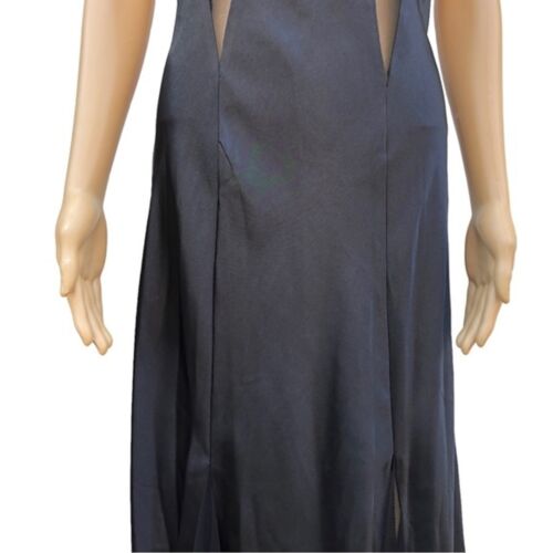 Ivy And Annabelle Intimates Dress Size M Black Beaded Sleeveless Slip - Picture 12 of 12