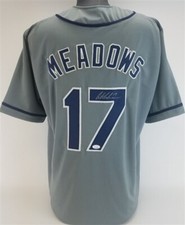 Austin Meadows Signed Tampa Bay Rays Jersey (JSA COA) 2019 All Star Outfielder