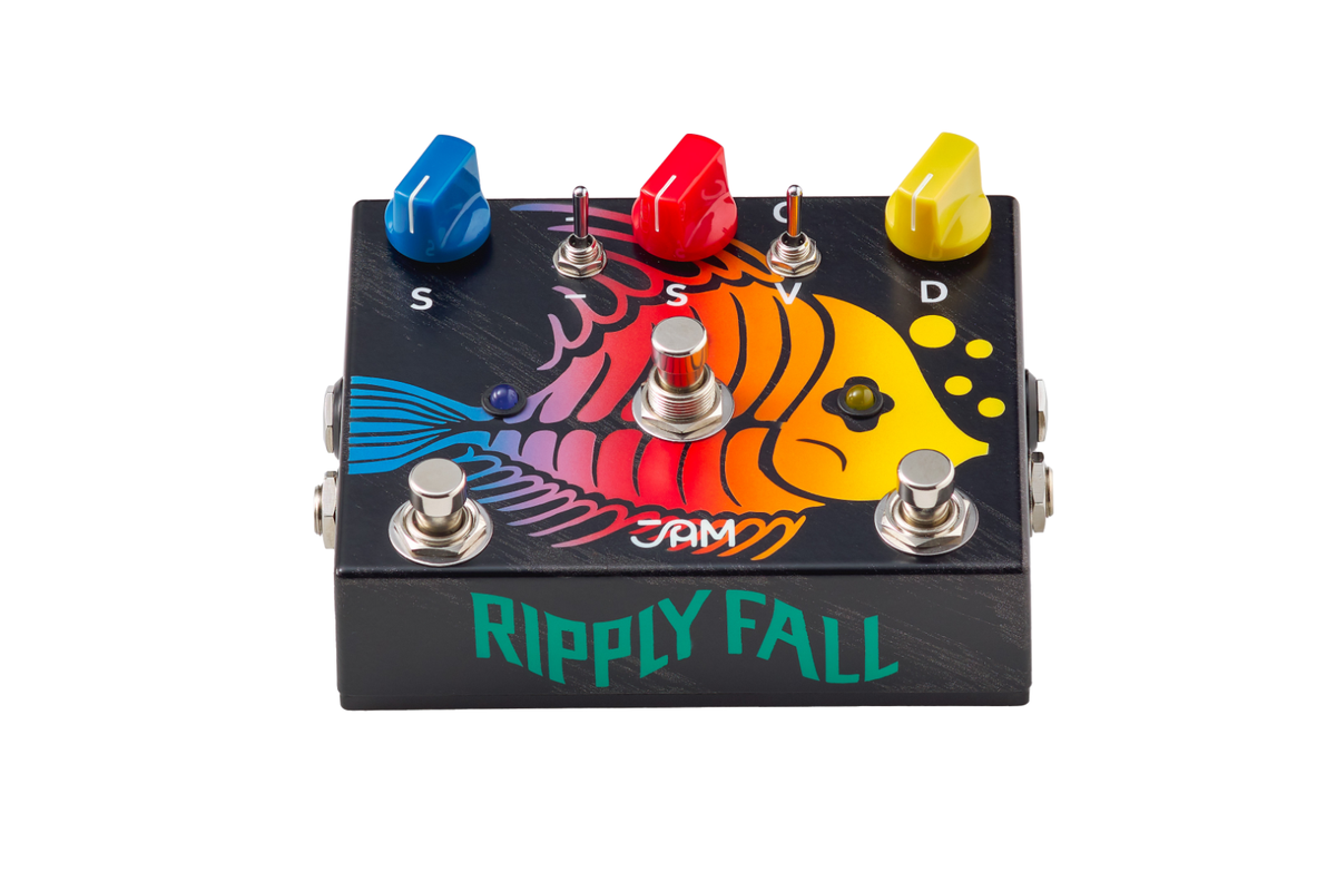 New JAM Pedals Ripply Fall Bass Chorus Phaser Guitar Effects Pedal