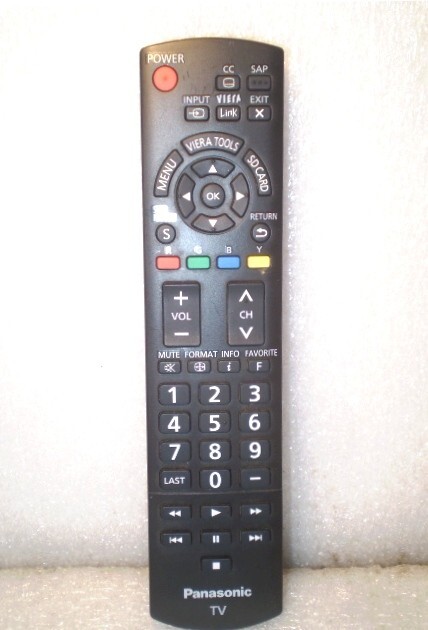 Panasonic N2QAYB000485 LCD Plasma HDTV Remote Control for 22" - 85" TV Black!!!