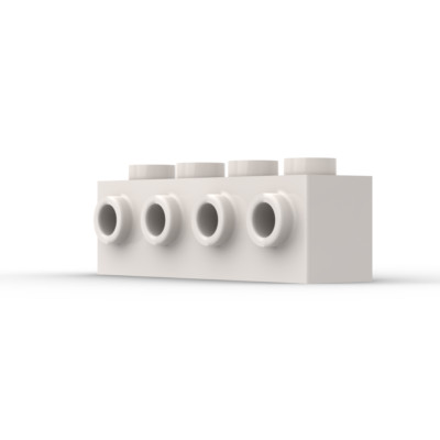 Lego 5x Konverter 1x4 brick with studs 30414 weiß white