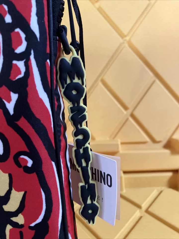 SS20 Moschino Couture Jeremy Scott MONSTER RED LAPTOP CASE HALLOWEEN TRICK/CHIC - Image 2 of 3