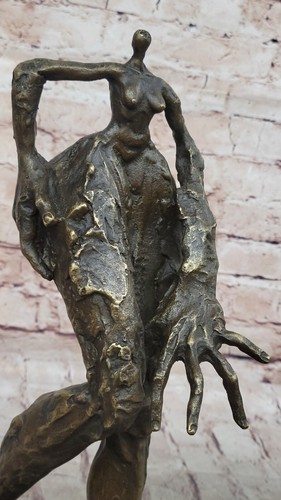 Salvador Dali Abstract Modern Home Nude Bronze Sculpture Handmade Figure HotCast - Picture 7 of 10