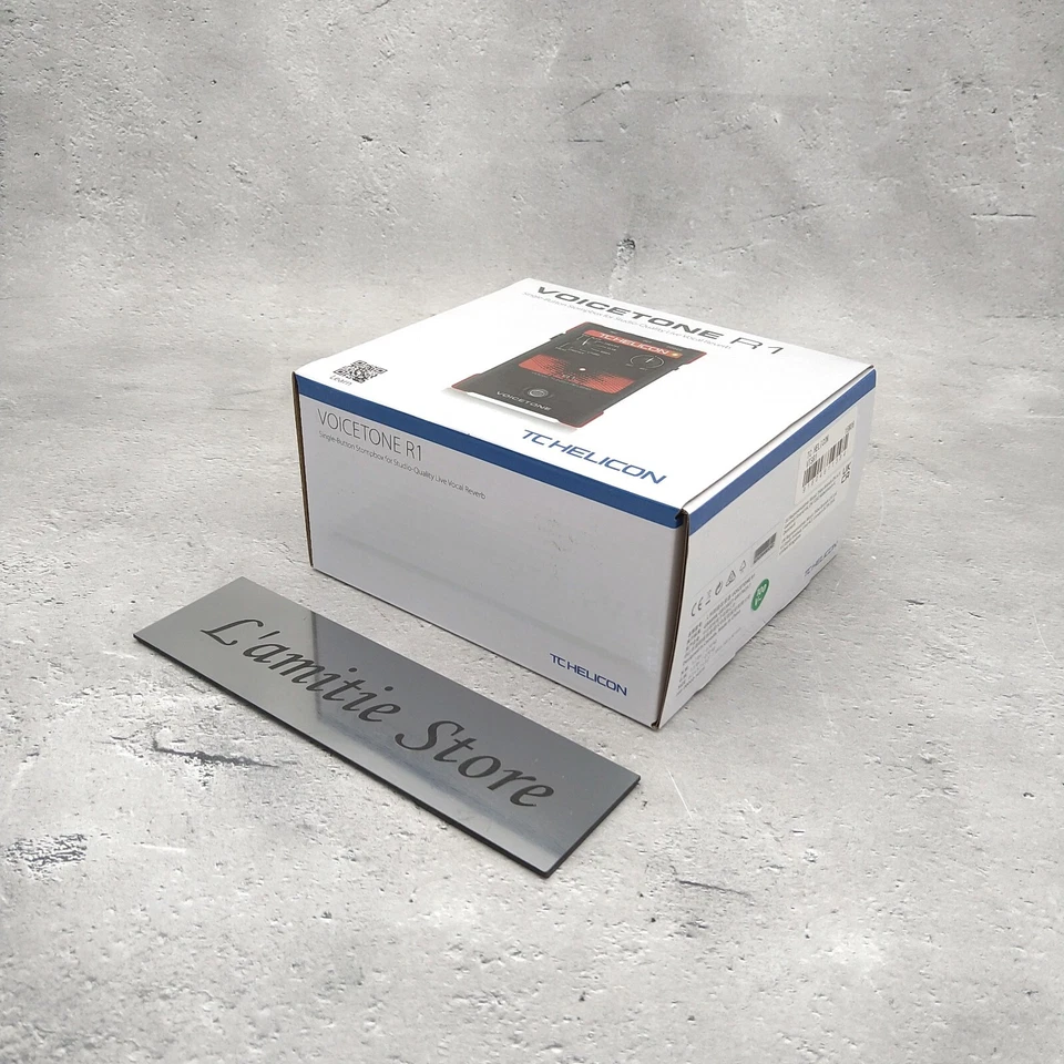 TC-HELICON VoiceTone R1 Vocal Tuned Reverb Effects Processor Pedal Voice Tone JP - Image 4 of 4