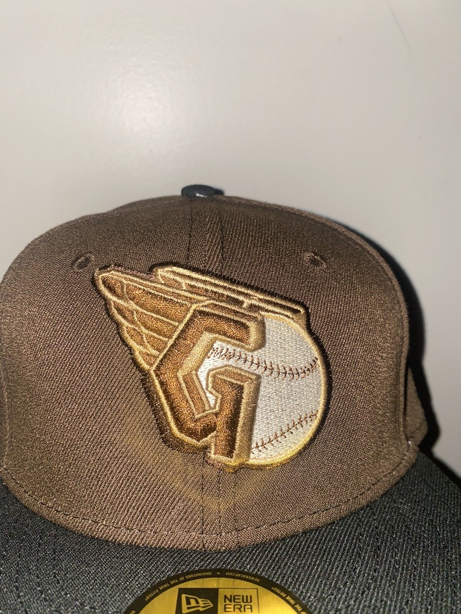 NEW ERA MENS CLEVELAND GUARDIANS 59FIFTY FITTED HAT SIZE 7