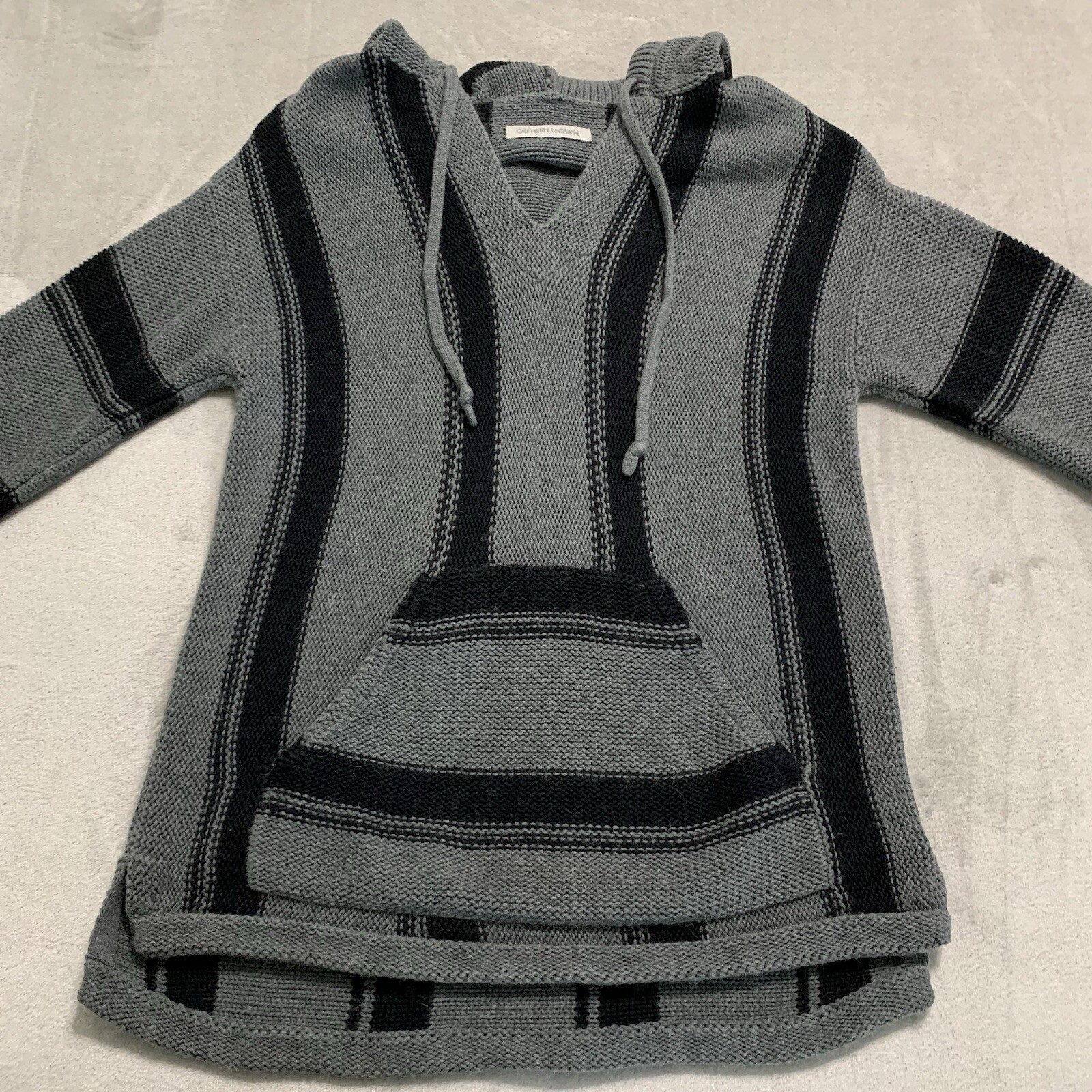 Outerknown Pacifica Pullover Hoodie Small Grey Bl… - image 4