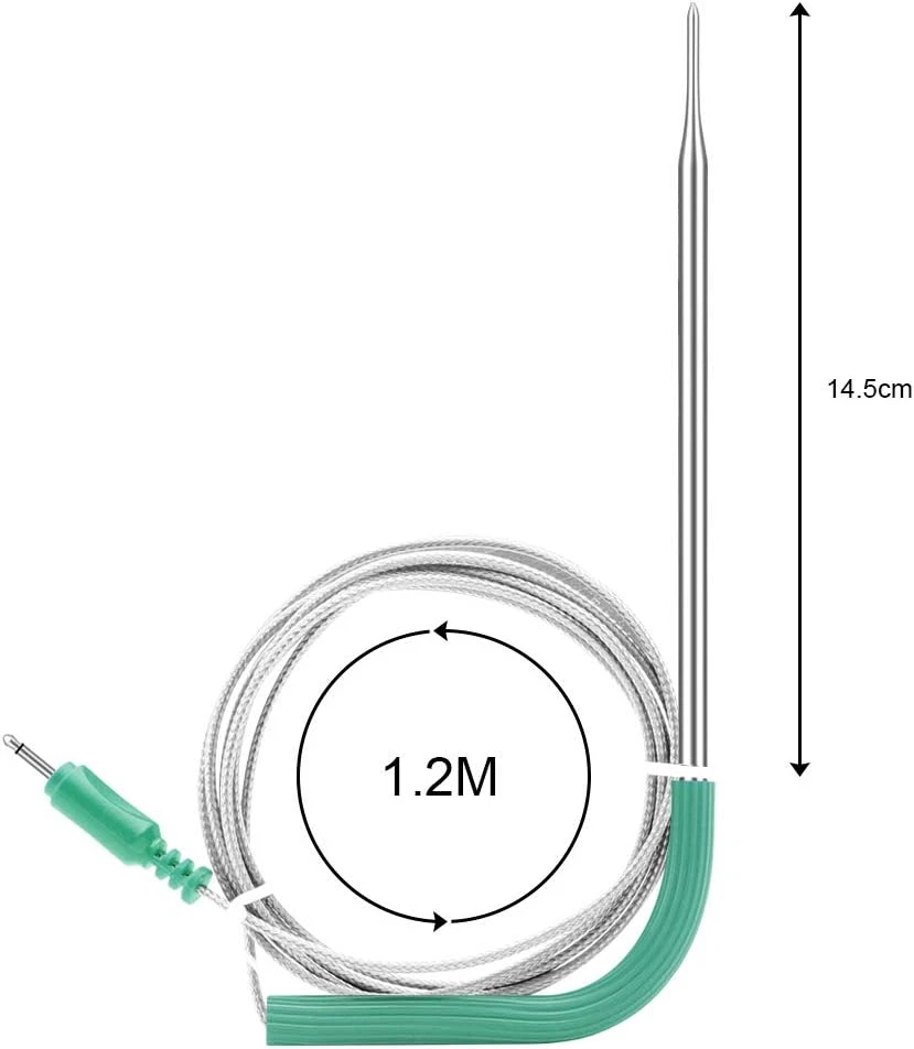 Wifi Meat Thermometer IBBQ-4T Colored Probe 4-Pack Kit Only Compatible with Meat