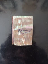 petit carnet livre nacre souvenir de cherbourg porte aiguilles