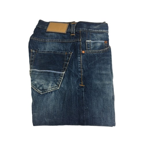 CARE LABEL jeans uomo mod 402 HERITAGE 12 oz BLUE LINE 100% cotone MADE IN  ITALY | eBay