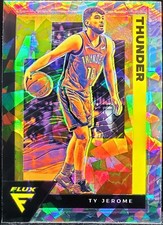 2020-21 Panini Flux Ty Jerome Cracked Ice #125 Thunder C056