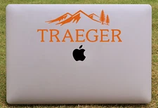 Traeger Grills Logo Decal- Food and Drink Sticker- Grilling Decal- Vinyl Decal