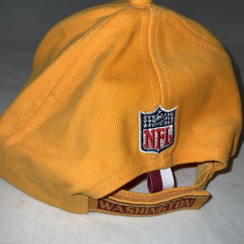 Neu Vintage Washington Redskins gelb/burgund verstellbar Mütze Kappe NFL ProLine - Bild 3 von 6