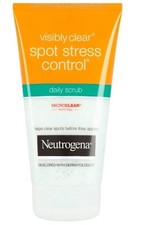 3 × Neutrogena USA Visibly Clear Spot Stress Control Daily Scrub 150ml