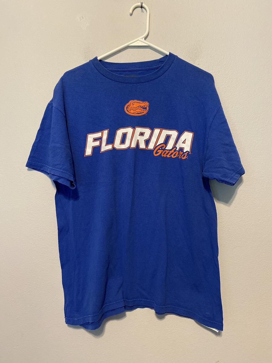 Gators T-Shirt Section 101 Majestic Men's Size Large Blue and