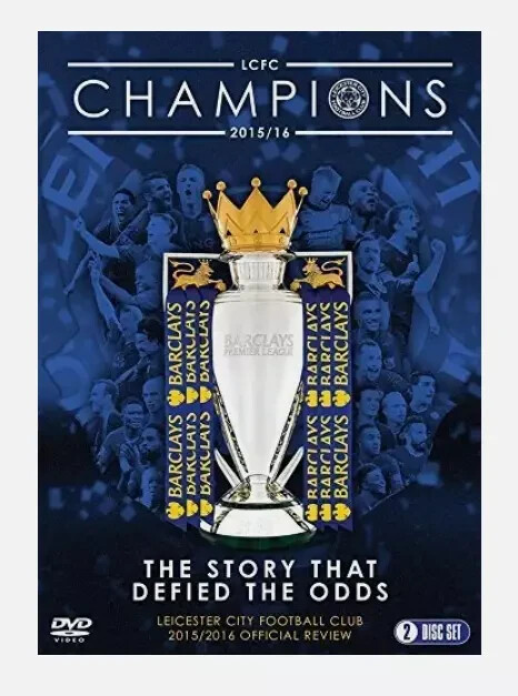 Leicester City Football Club 2015/16 Official Review..Champions DVD NEW / SEALED