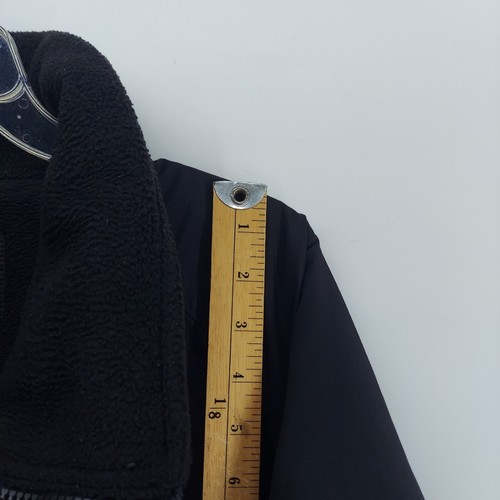 tri mountain jacket men size XL black fleece full zip city park lightweight - Picture 5 of 10