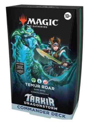 Temur Roar NEW MTG Tarkir Dragonstorm Commander Deck - Magic Cards Sealed
