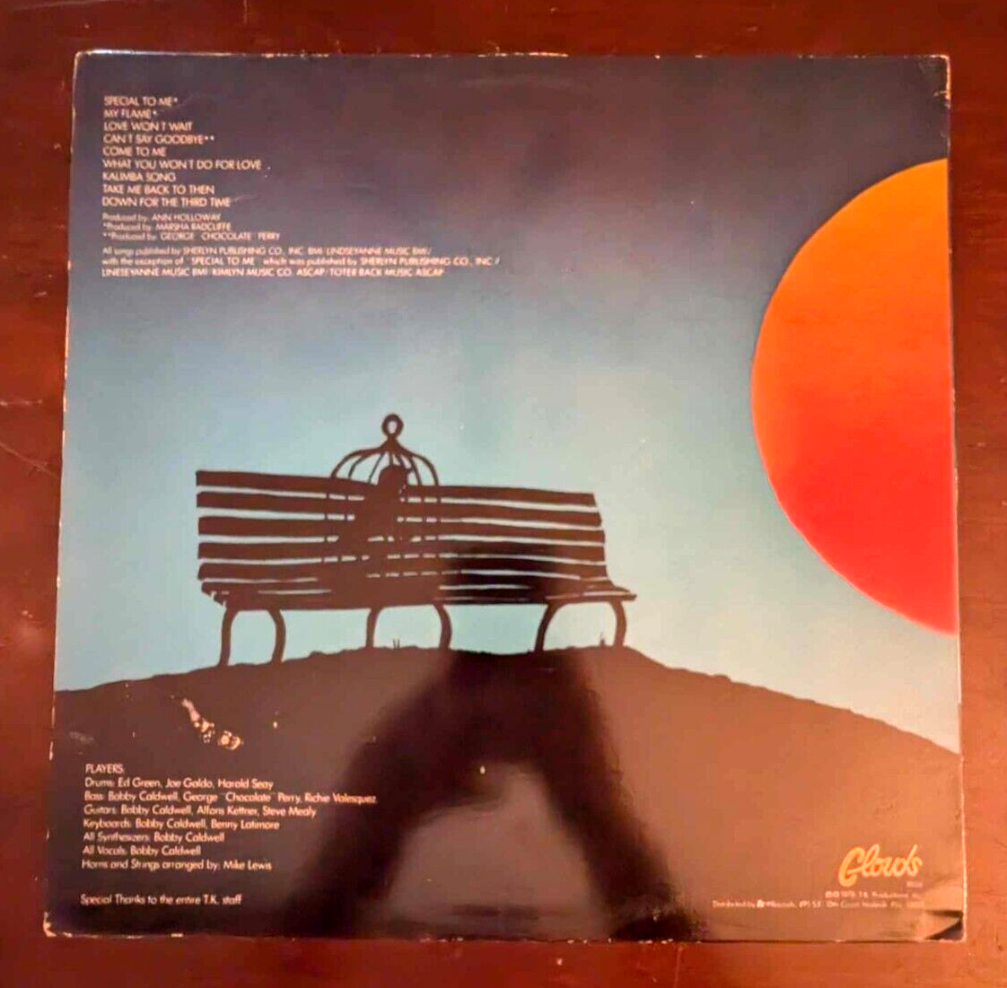 Bobby Caldwell: Clouds 1978 TK Recordings C1-8804-8 Vinyl LP