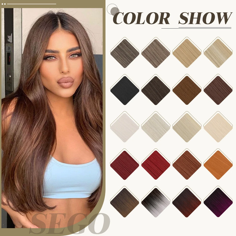 Мега толстая клипса для наращивания волос цельная прямая кудрявая волнистая как человеческая сделано в США - Изображение 4 из 4