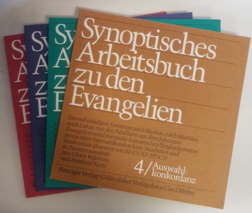 Synoptisches Arbeitsbuch zu den Evangelien (4 Teile von 5) - Bd.1: Markus/ Bd.2: - Bild 1 von 1