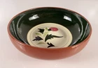 Stangl Thistle Pink 8" Round Serving Bowl Hand Painted Pottery Trenton 50's 60's