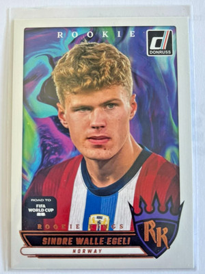 2025-26 Donruss Road to FIFA World Cup Sindre Walle Egeli Rookie Kings #6 Norway