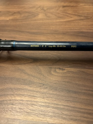 #ad Quantum Gold Blue Runner Fishing Pole Rod BGT6680 6#x27;6quot; 30 80lbs L18 $199.99
