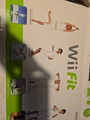 Nintendo Wii Fit Balance Board with Feet, Game, Carrying Case Yoga Fitness 