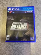 Hidden Agenda Sony PlayStation 4 PS4 gioco custodia disco blu M Sony NTSC-U/C
