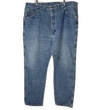 Vintage Wrangler Mens Relaxed Fit Jeans 42x30 Made In USA Denim 96501